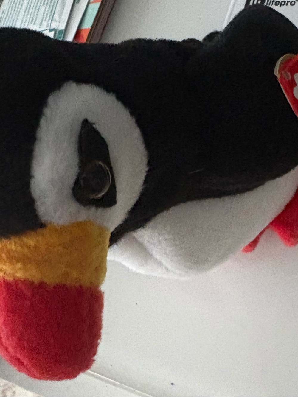 TY  Beanie Baby Plush Tag (Puffer)
